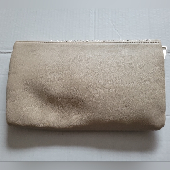 Aldo Chain Strap Handbag Cream Color With Beads - Picture 4 of 16